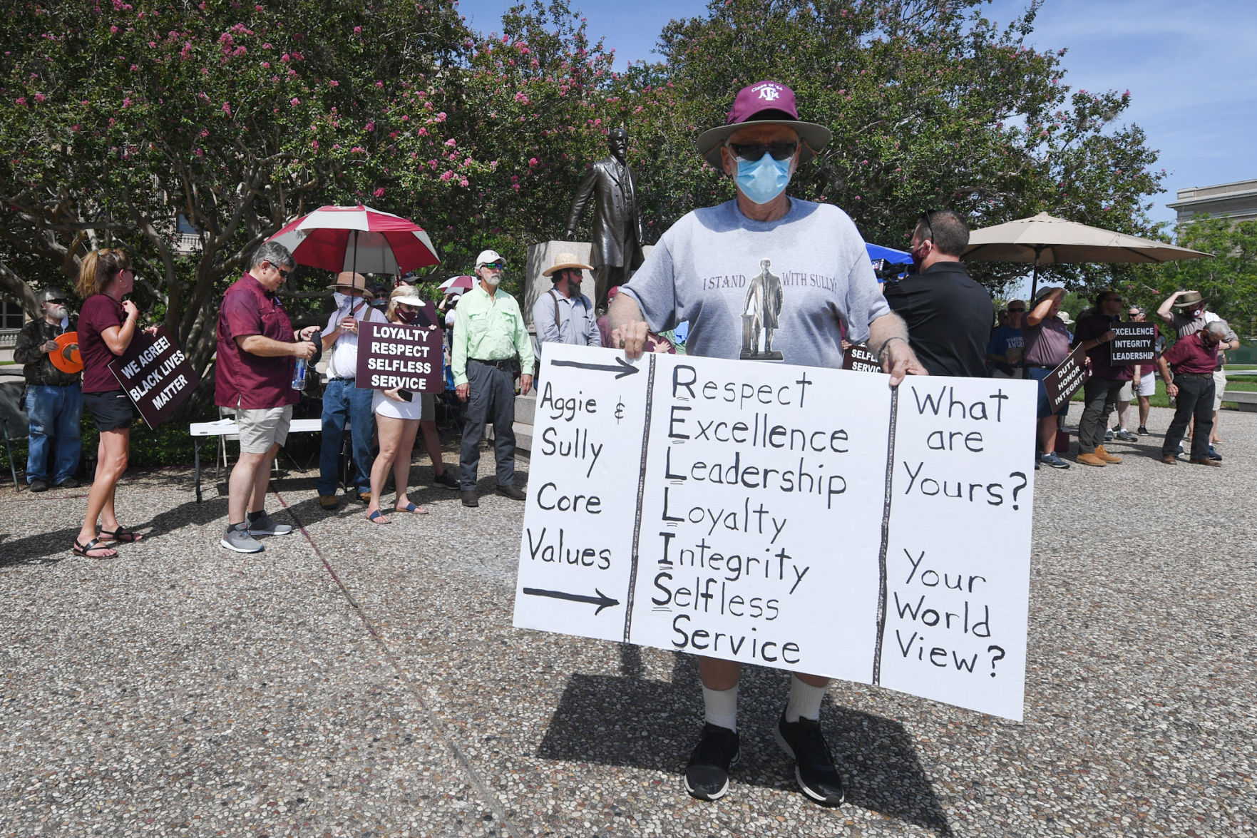 Aggies of Color Coalition Protest